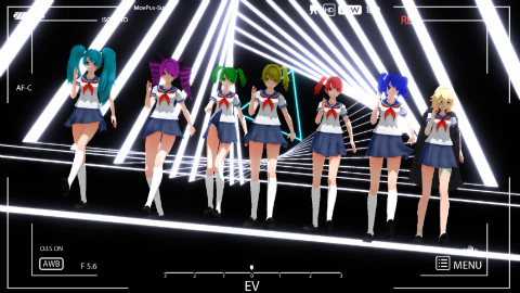 【病娇模拟MMD/Yandere Simulator】防弹学园少女团!